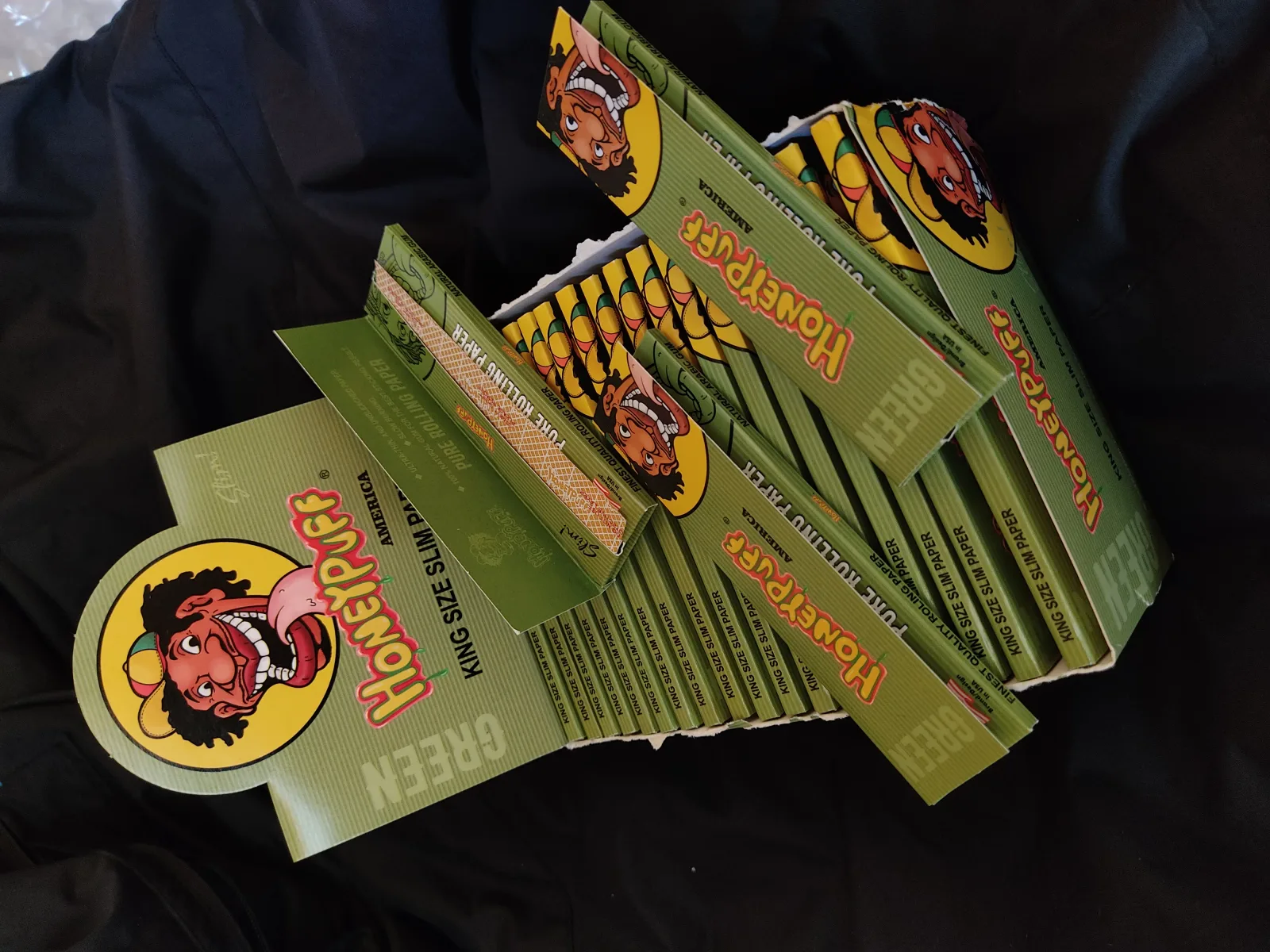 Honey puff king size verde