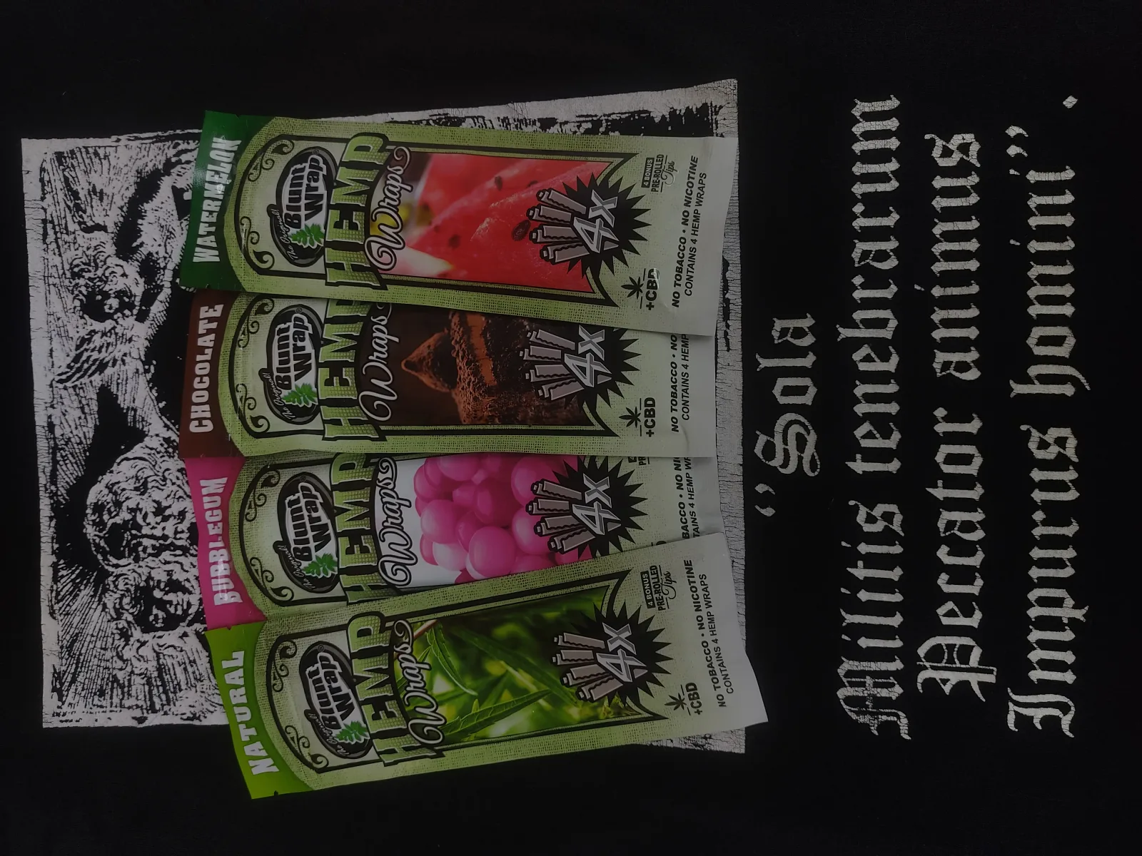 Blunt wrap hemp CBD x4 + filtros