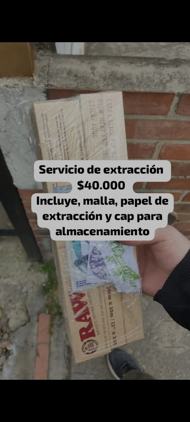 Servicio de extracción (rosin)