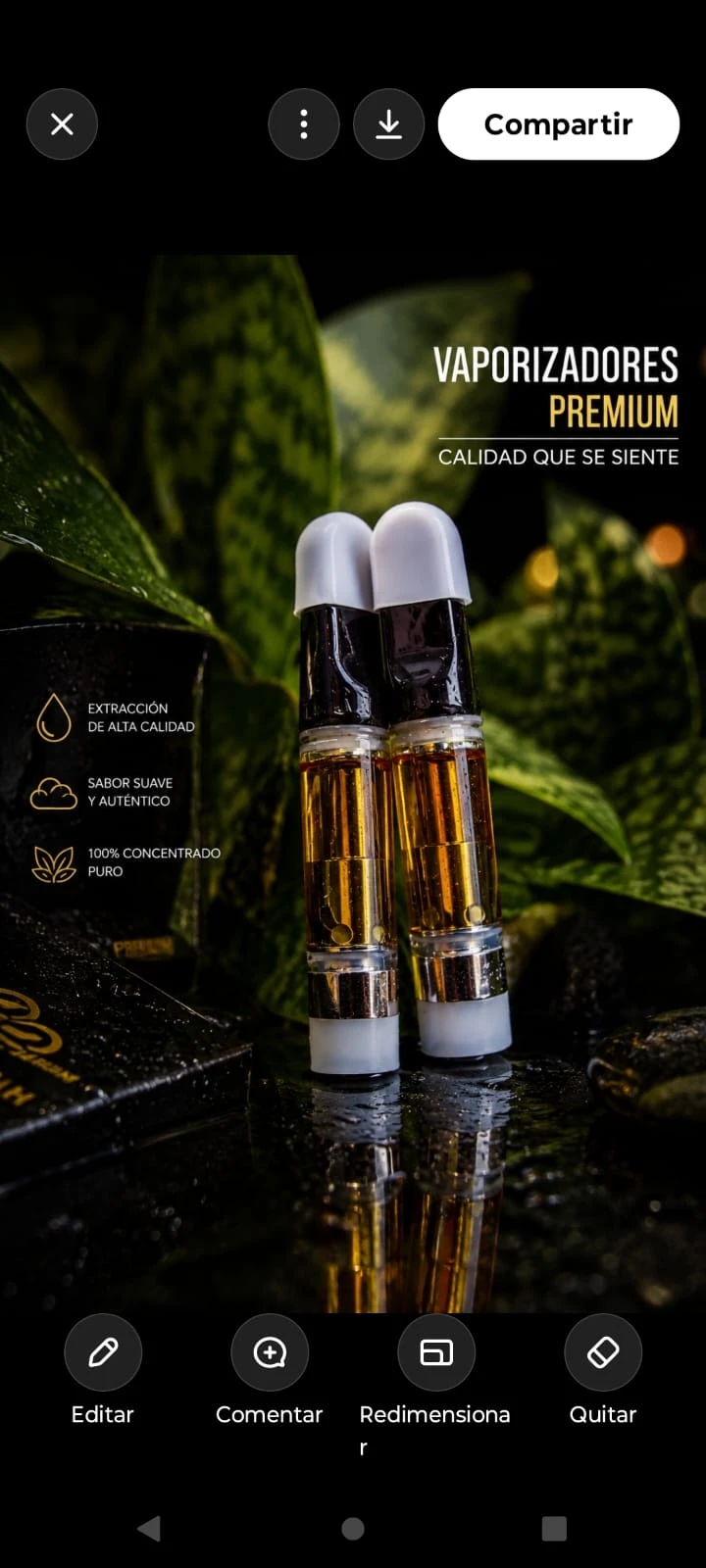 Destilado 1ml TRASH