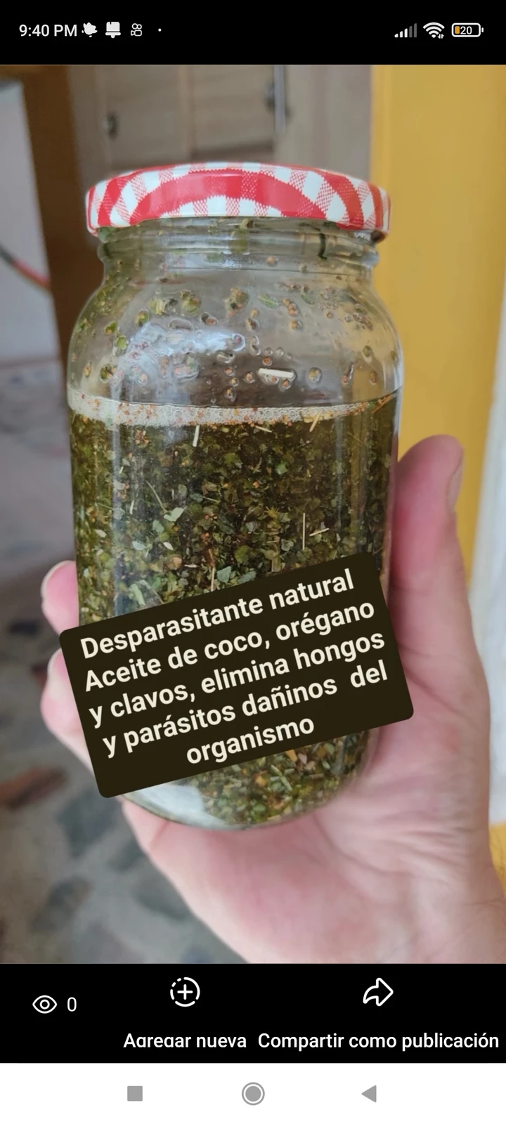 Desparasitante y antifungico natural